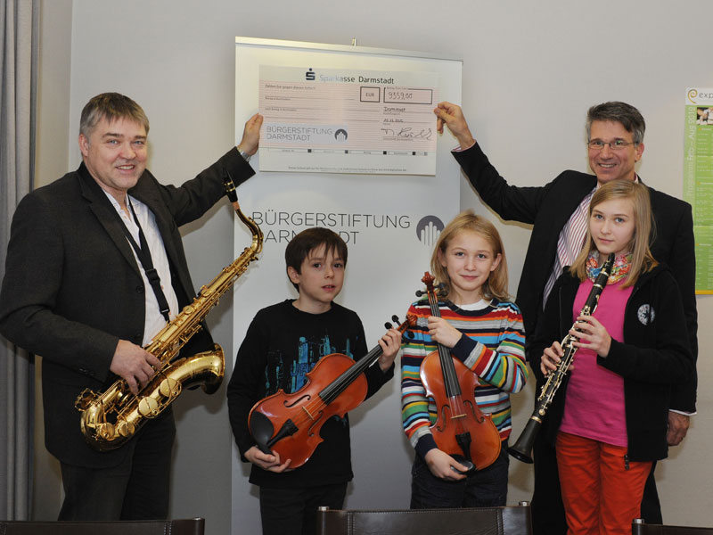 Unterstützung der Aktion “Kinder brauchen Instrumente” (Foto: Bürgerstiftung)