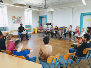 SchuleKreativ "Trommeln als Dialog" (Foto: Katharina Roß)
