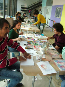 Sand-Workshop (Foto: Johannes Borgetto)