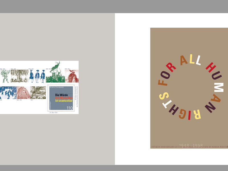 Ausstellung Zeitläufe - Briefmarken im Dialog mit Plakaten (Foto: InTeF)